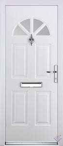 Rockdoor Ultimate - Arcacia Clear Glazed Composite Door Set