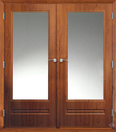 Rockdoor Ultimate - Classic French Door Clear Glazed Composite Door Set