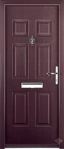 Rockdoor Ultimate - Arcacia Clear Glazed Composite Door Set