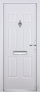 Rockdoor Ultimate - Colonial Solid Composite Door Set