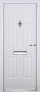 Rockdoor Ultimate - Arcacia Clear Glazed Composite Door Set