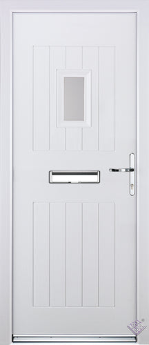 Rockdoor Ultimate - Cottage Spy View Glazed Composite Door Set