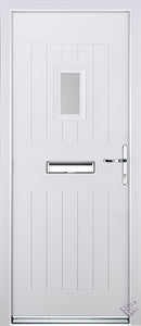Rockdoor Ultimate - Arcacia Clear Glazed Composite Door Set