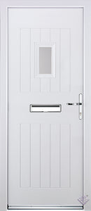 Rockdoor Ultimate - Arcacia Clear Glazed Composite Door Set