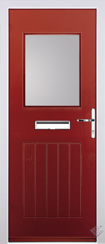 Rockdoor Ultimate - Cottage View Light Clear Glazed Composite Door Set