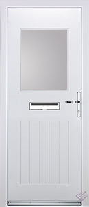 Rockdoor Ultimate - Cottage View Light Composite Door Set