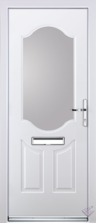 Rockdoor Ultimate - Georgia Clear Glazed Composite Door Set