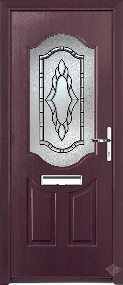 Rockdoor Ultimate - Georgia Constallation Glazed Composite Door Set