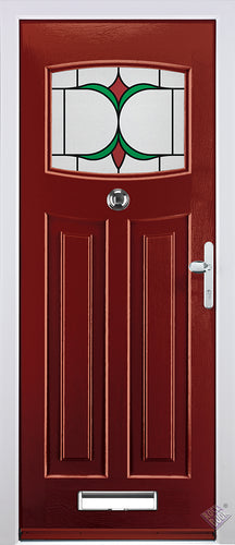 Rockdoor Ultimate - Newark Jubilee Glazed Composite Door Set