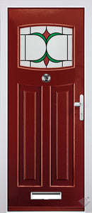 Rockdoor Ultimate - Newark Jubilee Glazed Composite Door Set