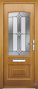 Rockdoor Ultimate - Portland Apostle Glazed Composite Door Set
