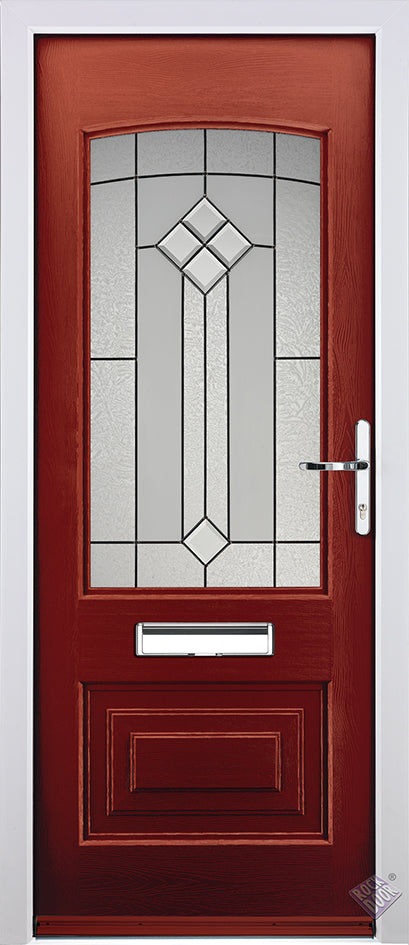 Rockdoor Ultimate - Portland Beacon Glazed Composite Door Set